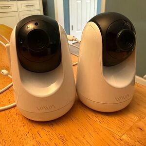 White Baby Monitor Camera Set